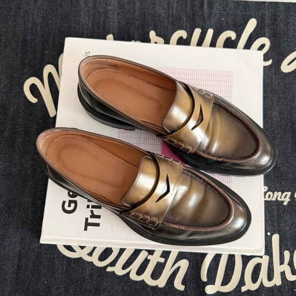 Santoni Women’s  Penny Loafers - Picture 2 of 7